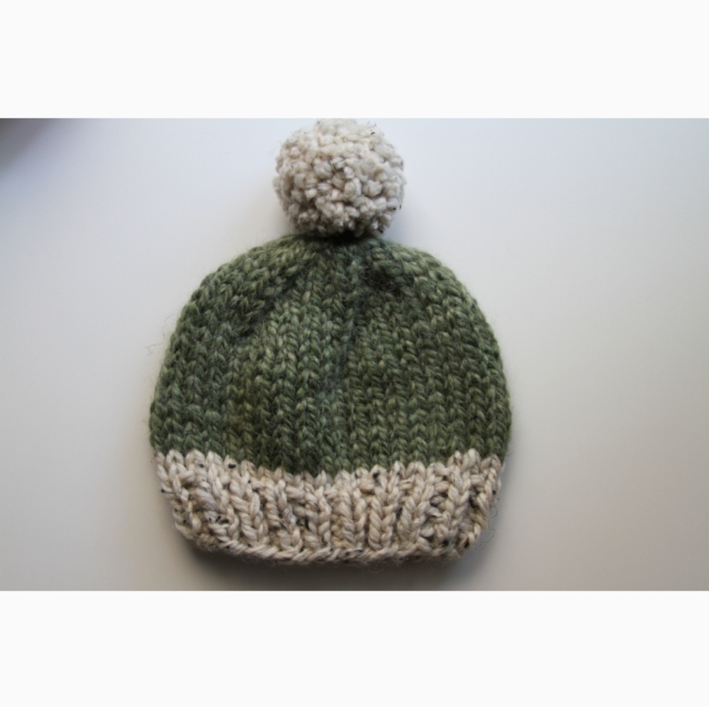 Baby knit beanie